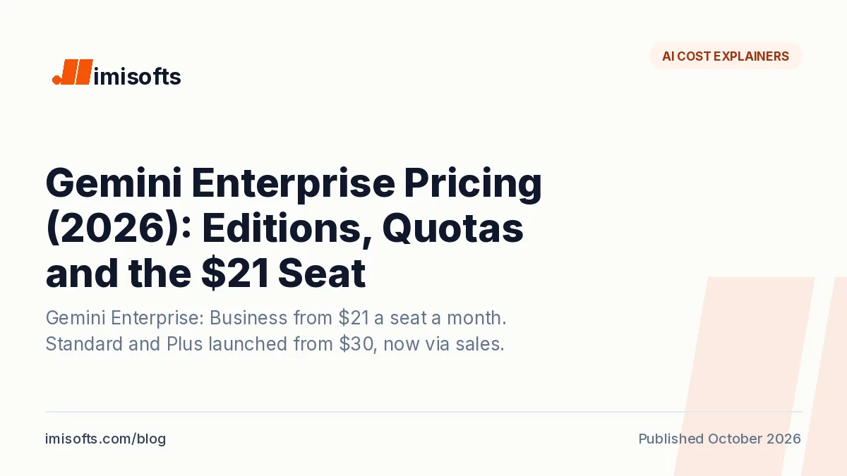 Gemini Enterprise pricing explained: Business, Standard, Plus, Pay-as-you-go and Frontline editions, pooled daily quotas and overage billing